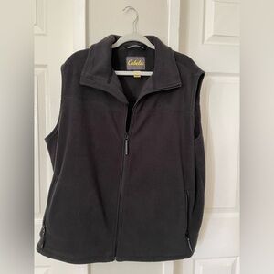 Cabela's Men's Dark Gray Fleece Vest